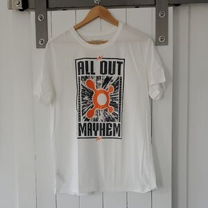 Orangetheory White and Orange Graphic Tee